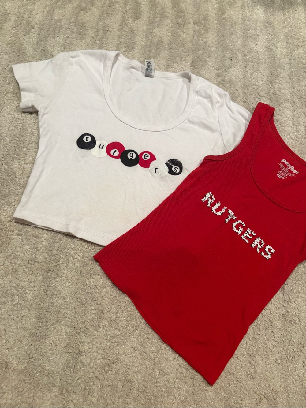 Custom Rutgers tanks